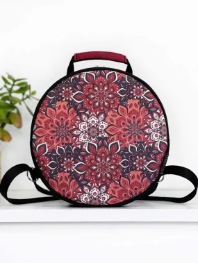 Designer Circle Handmade Mandala Backpack Crossbody Bag for Women