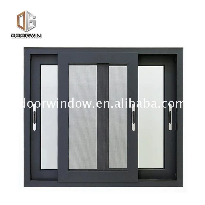 Doorwin 2021China Big Factory Good Price anti theft window lock aluminium windows showroom reviews