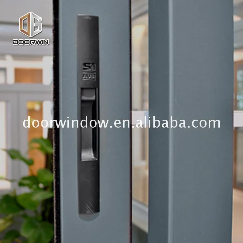 Doorwin 2021China Big Factory Good Price anti theft window lock aluminium windows showroom reviews