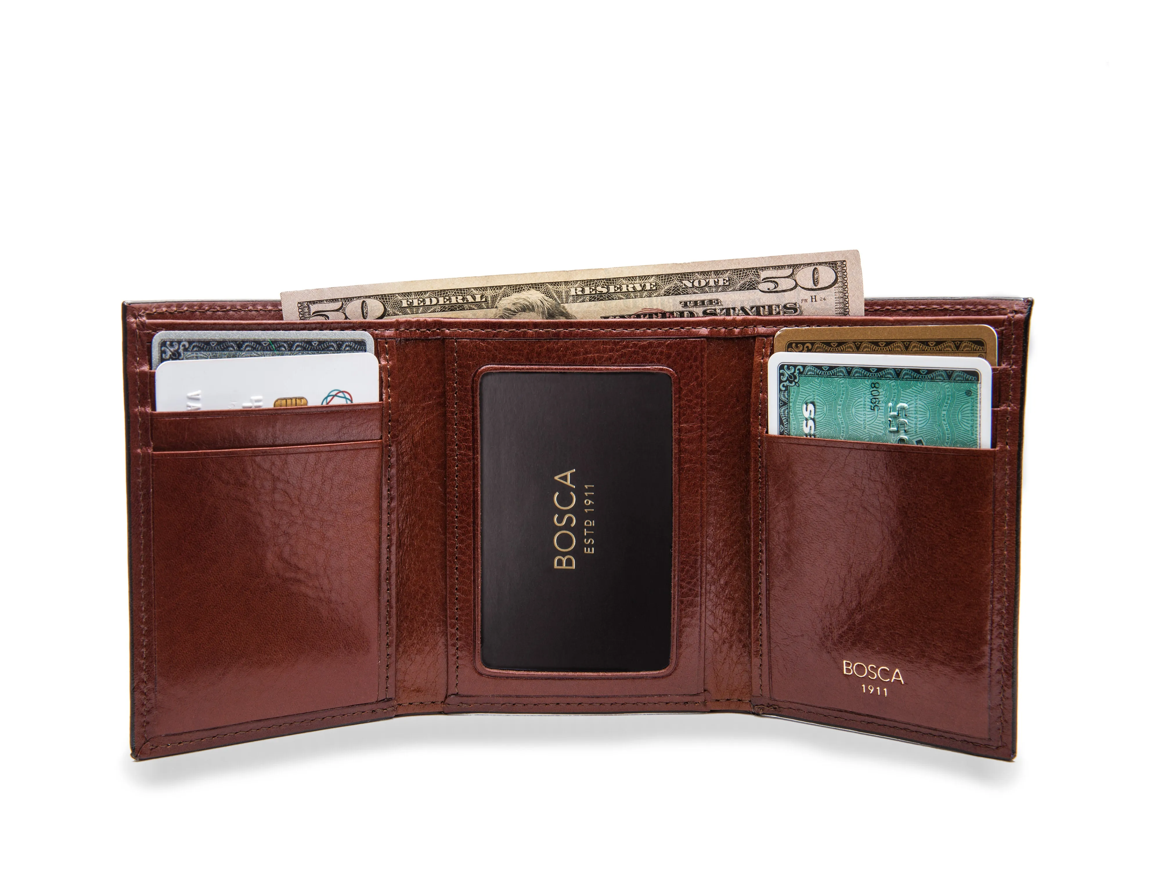 Double I.D. Trifold Wallet