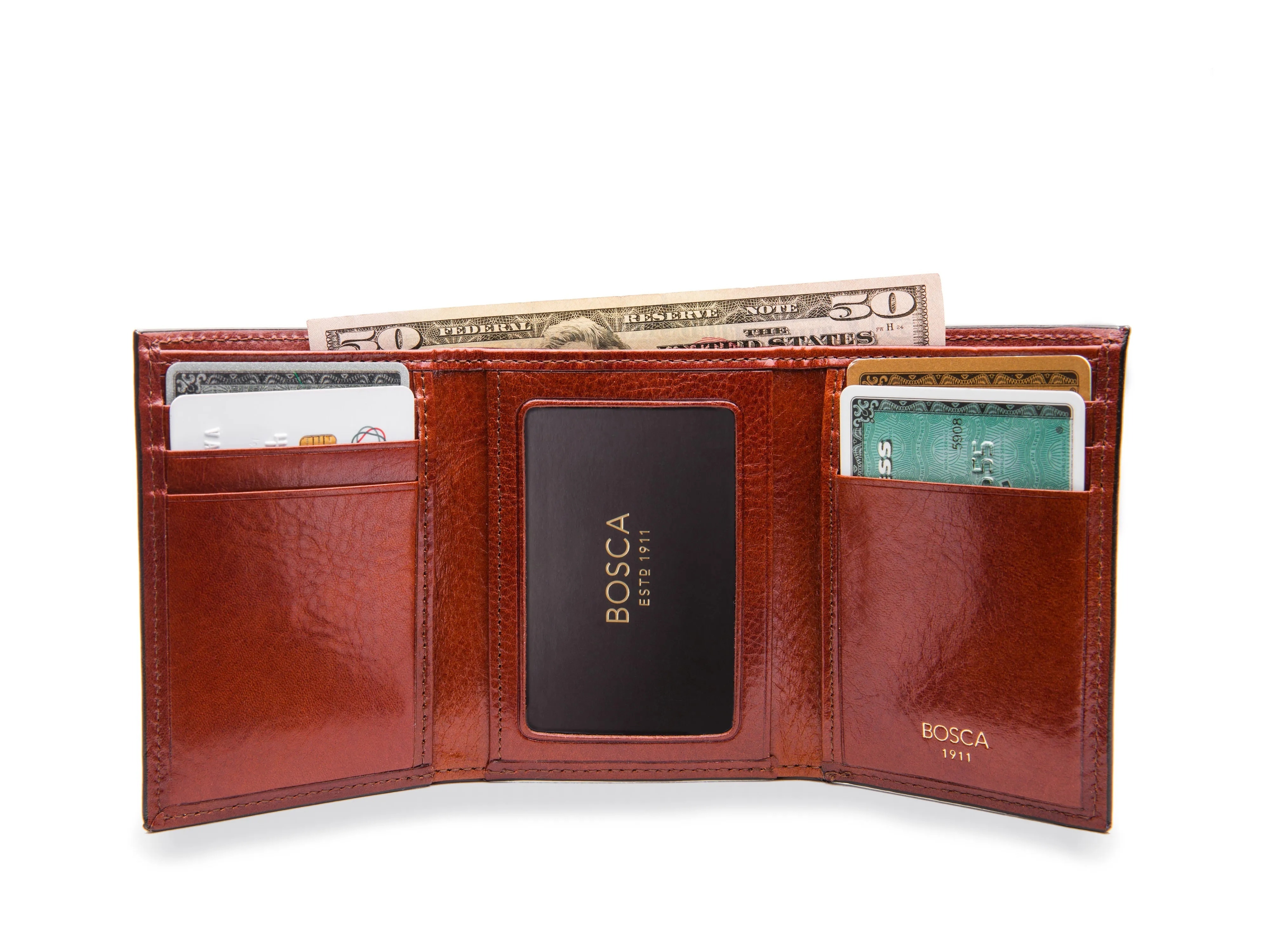 Double I.D. Trifold Wallet