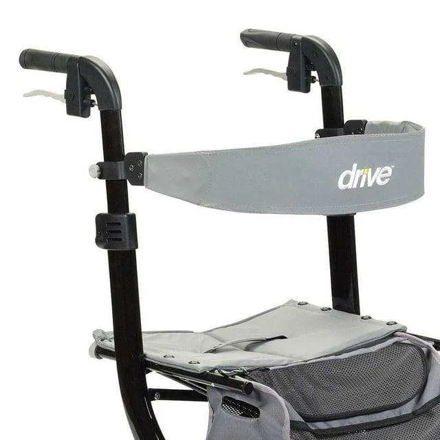 Drive Medical Nitro Euro Style Rollator Walker Hemi Height 10" Casters