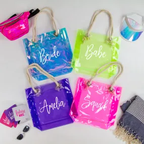 Electric Love Theme Bachelorette Tote