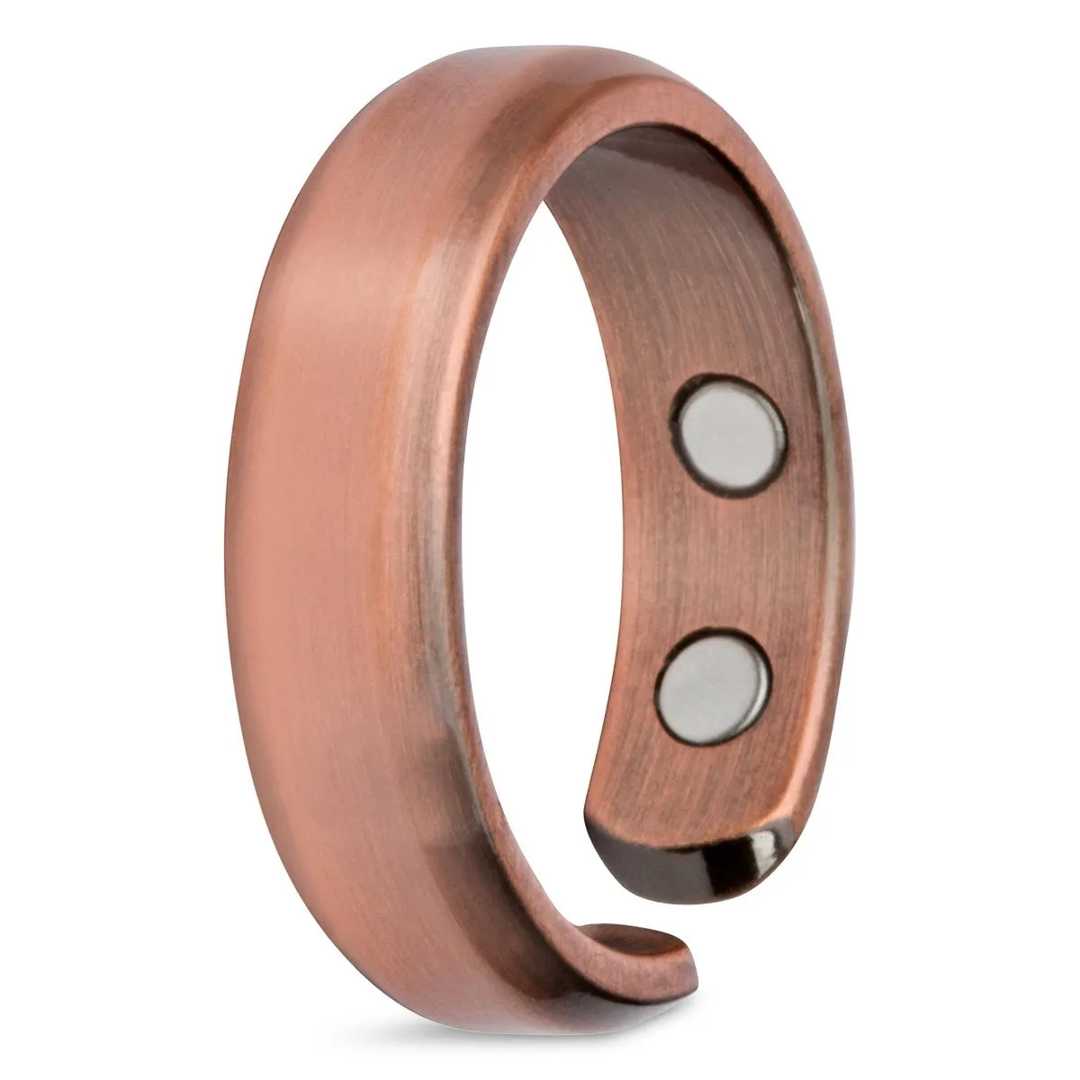 Elegant Pure Copper Magnetic Therapy Ring Single Ring - Size 13