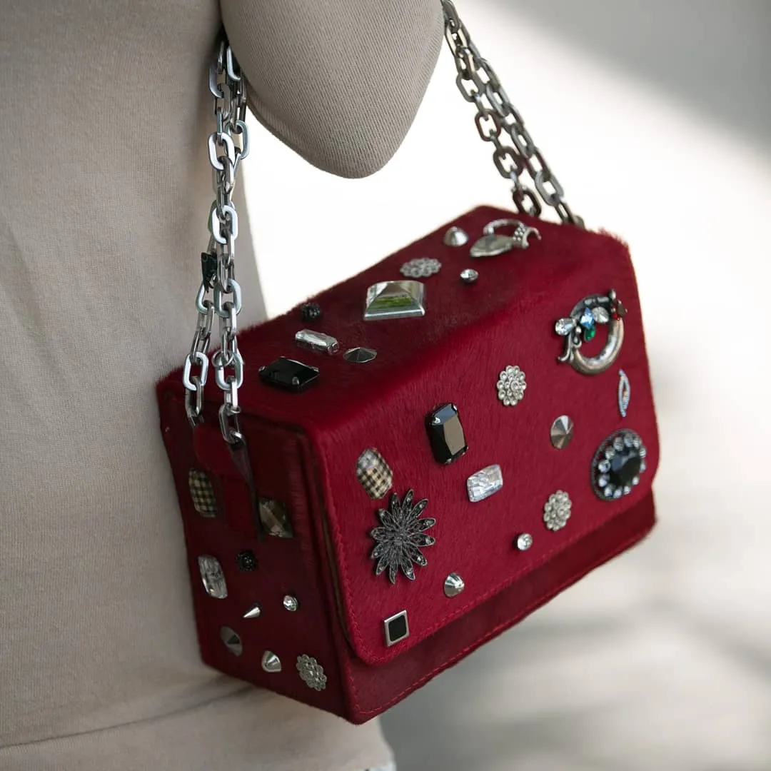 Embellished SJP Box Bag