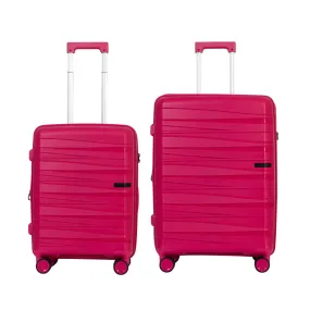 Explorer Breeze Anti-Theft Expandable 2-Piece Luggage Set (Carry-On and Medium)