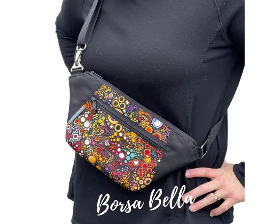 Fanny Pack or Crossbody Bag -  Kismet Fabric