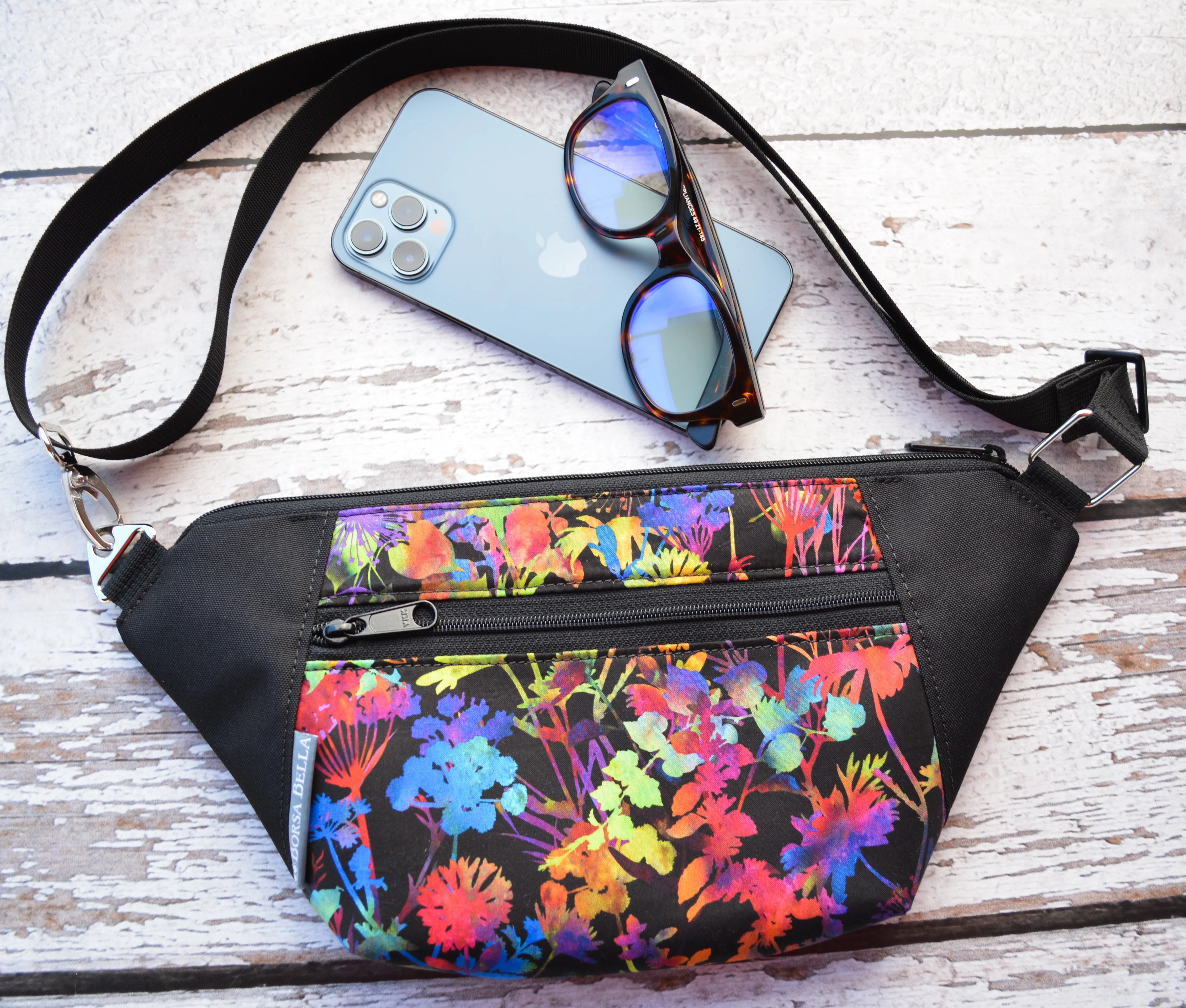 Fanny Pack or Crossbody Bag - Urban Jungle Fabric