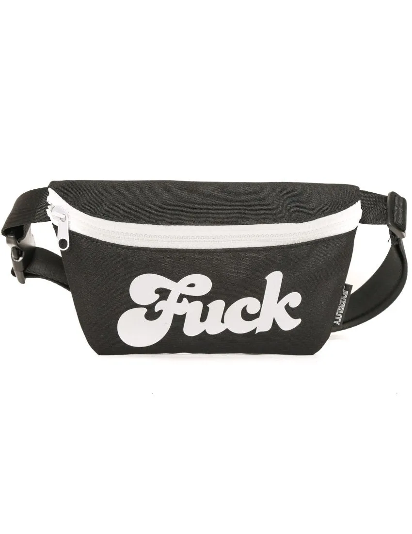 Fanny Pack | Slim |WERDS Fuck Black & White