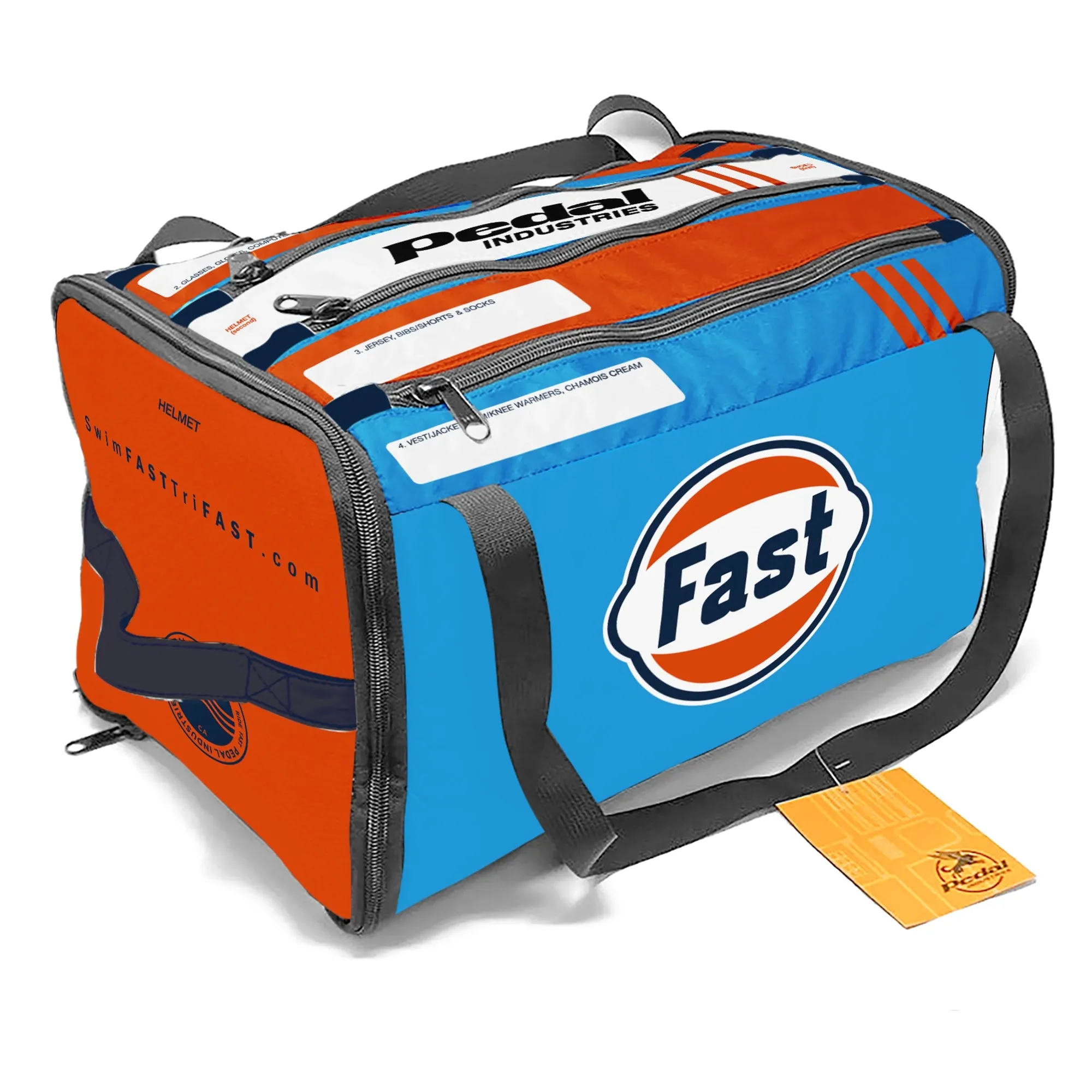 FAST 2019 CYCLING RACEDAY BAG™ Blue-Orange