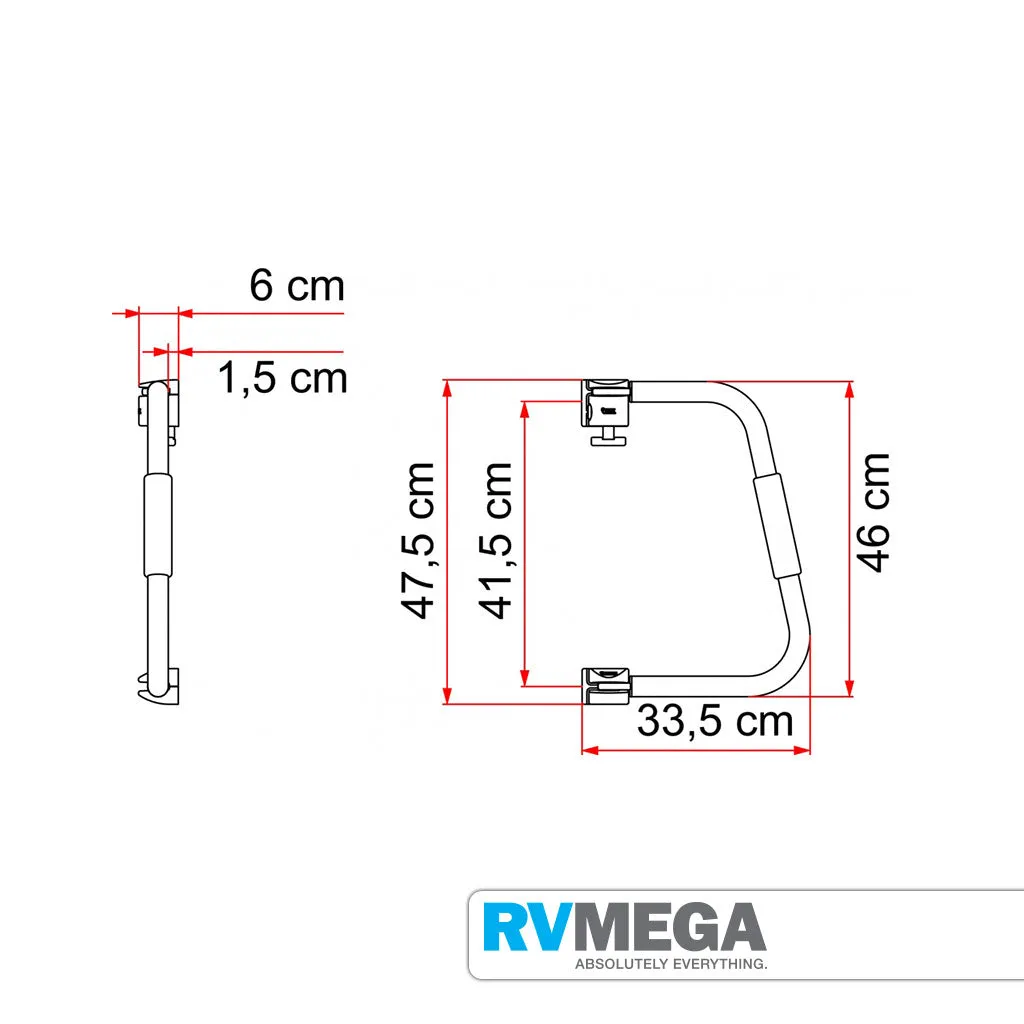 Fiamma Security Door Handle 46cm 03513A01