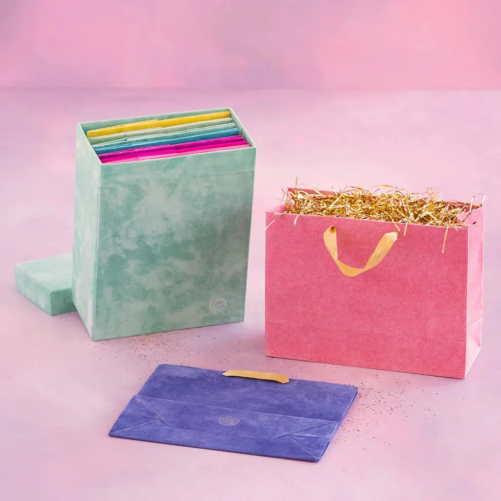 Flocked Gift Bag