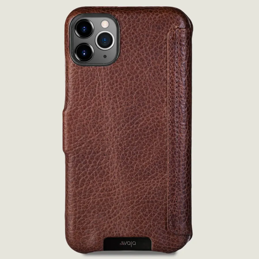 Folio iPhone 11 Pro Max leather case