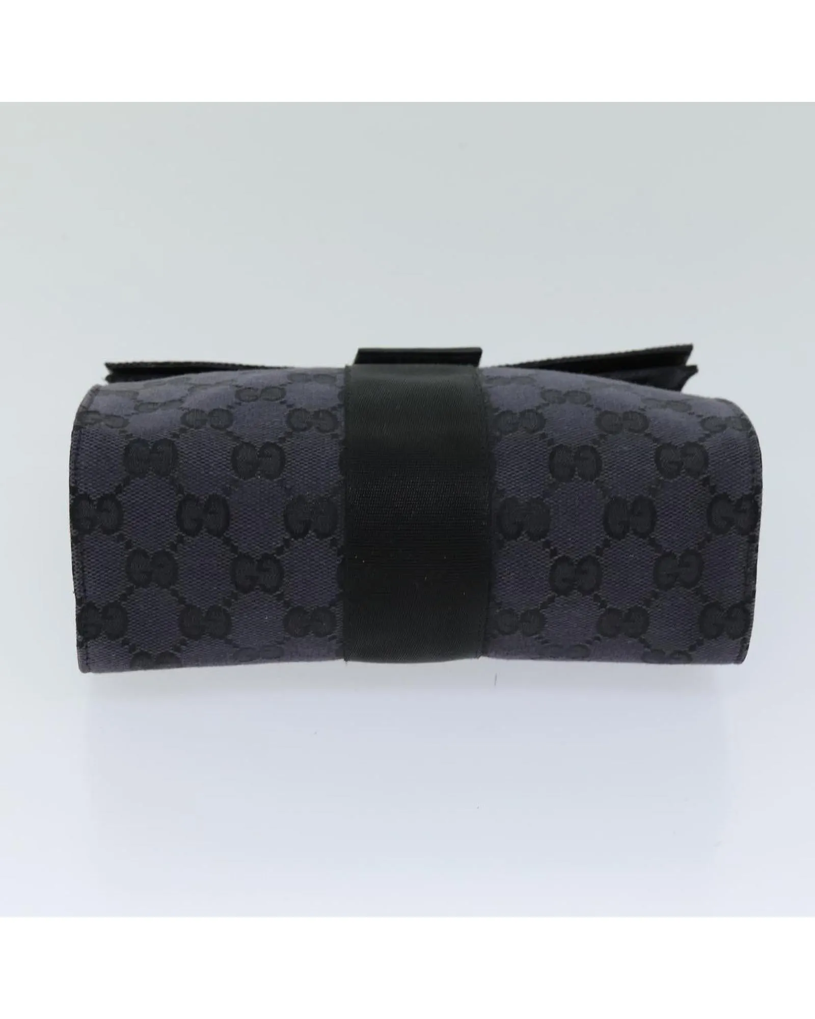 GG Canvas Clutch Bag in Black - Italian Made