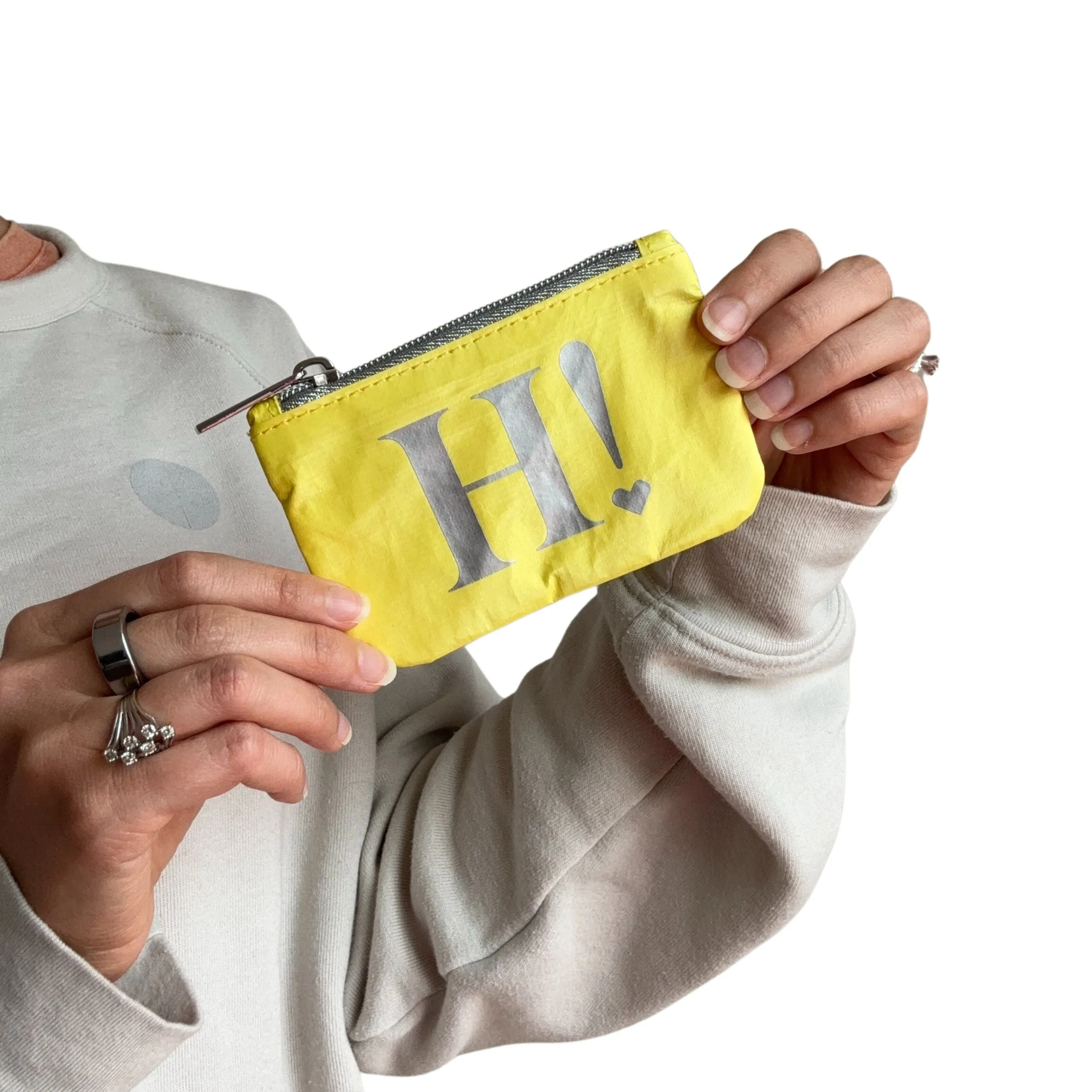 Gift Card Holder Pack - Lemon Yellow with Hi Love "H!" Logo