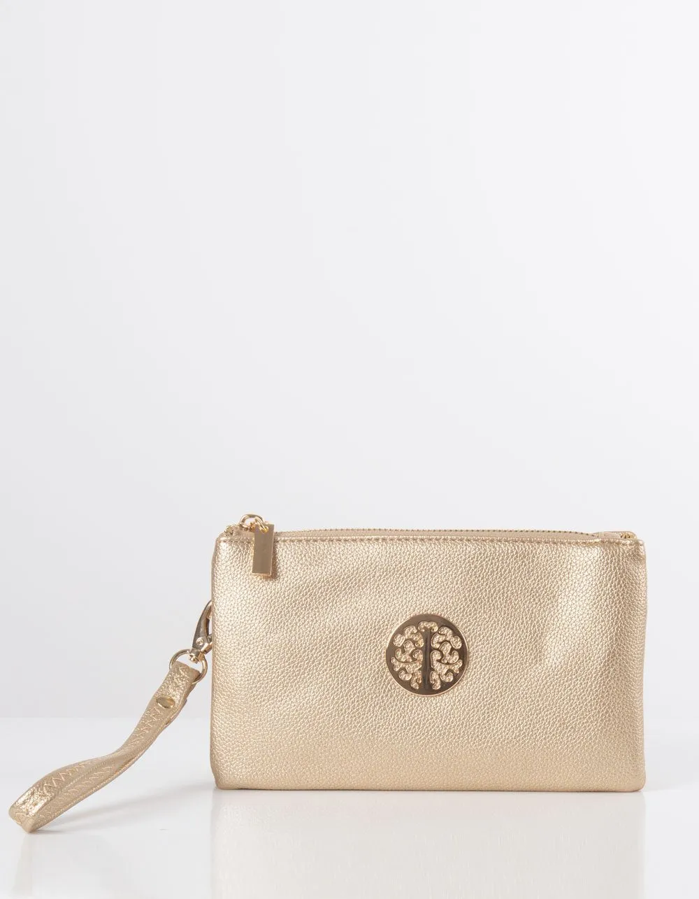 Gold Clutch Bag | Toni