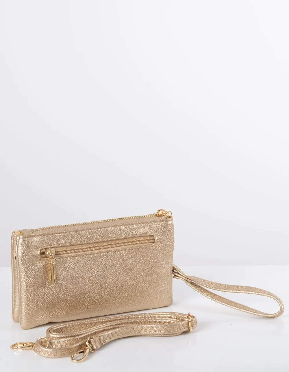 Gold Clutch Bag | Toni