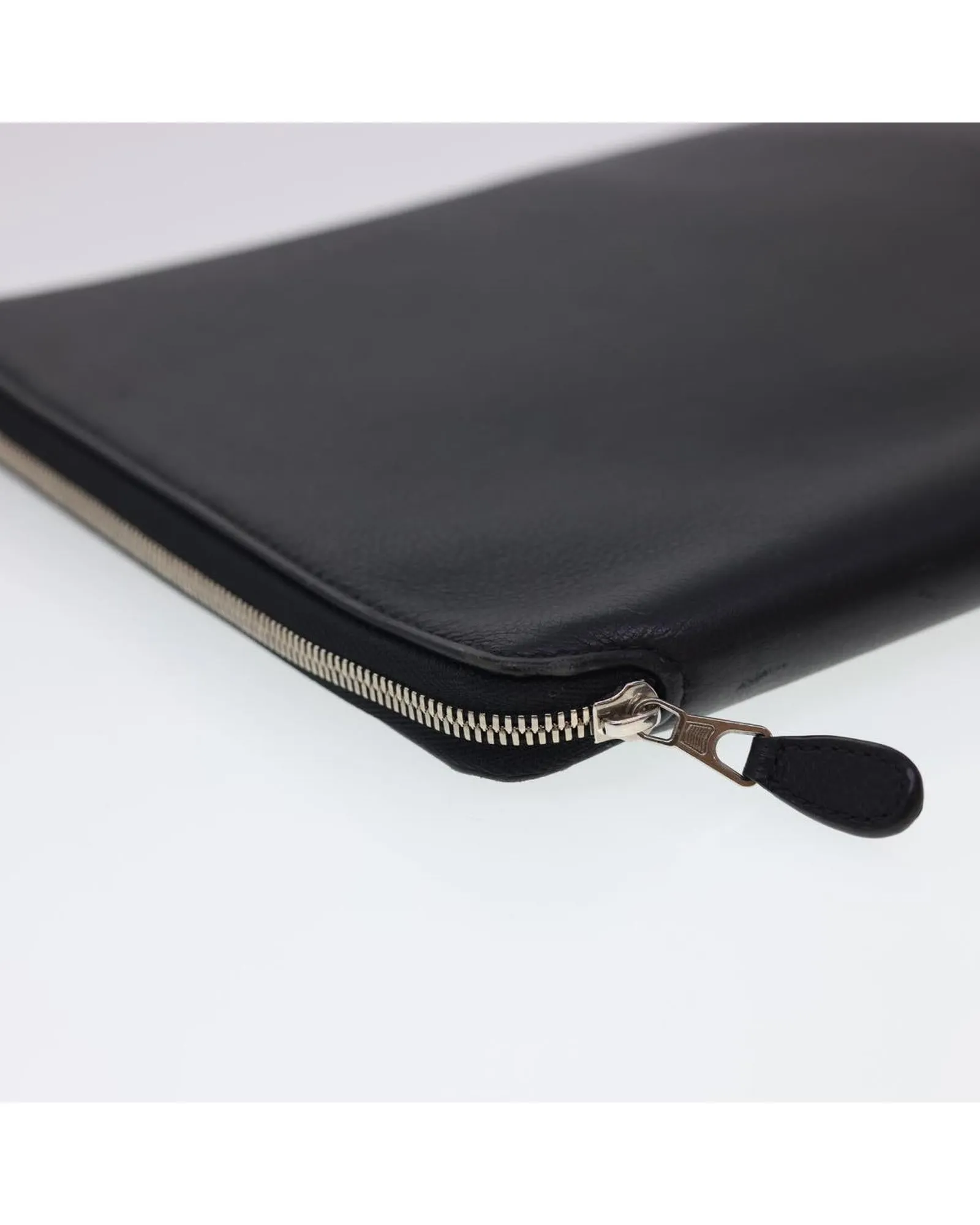 Gucci Leather Clutch Bag iPad Case - Black