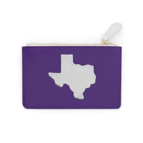 Have a Horned Frog of a Purple Day Texas  Mini Clutch Bag