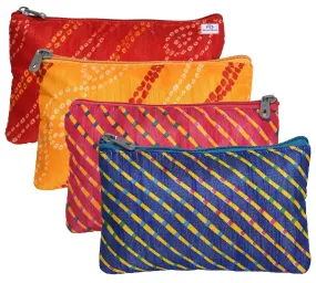 Heart Home Polyester Purse For Woman/Girl Set Of 4 (Multicolour) 54HH4349.