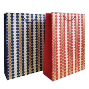 Hex Design XXXL Gift Bag - 50cm x 72cmx 18cm