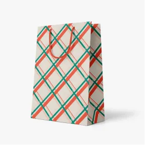 Holiday Plaid Gift Bag