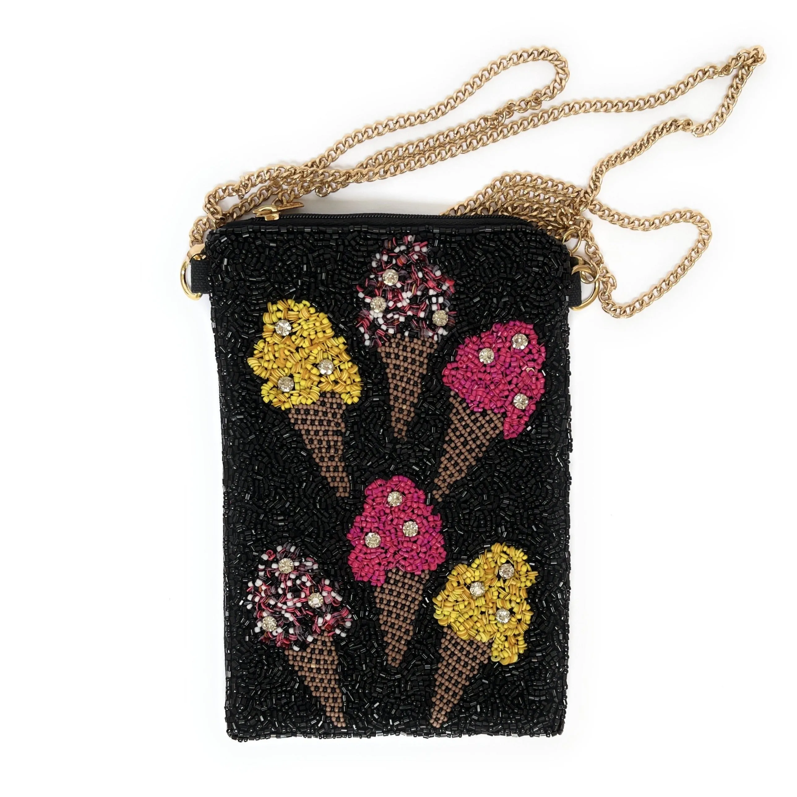 Ice Cream Beaded Purse