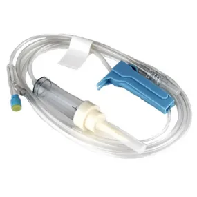 IV Set 15 Drop Luer Lock with 78" Tubing, Roller Clamp, and Y-Injection Site Ports