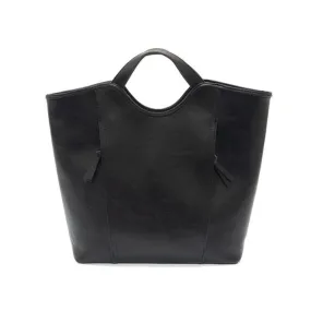 JOY SUSAN EMILY ZIP TOTE BAG BLACK