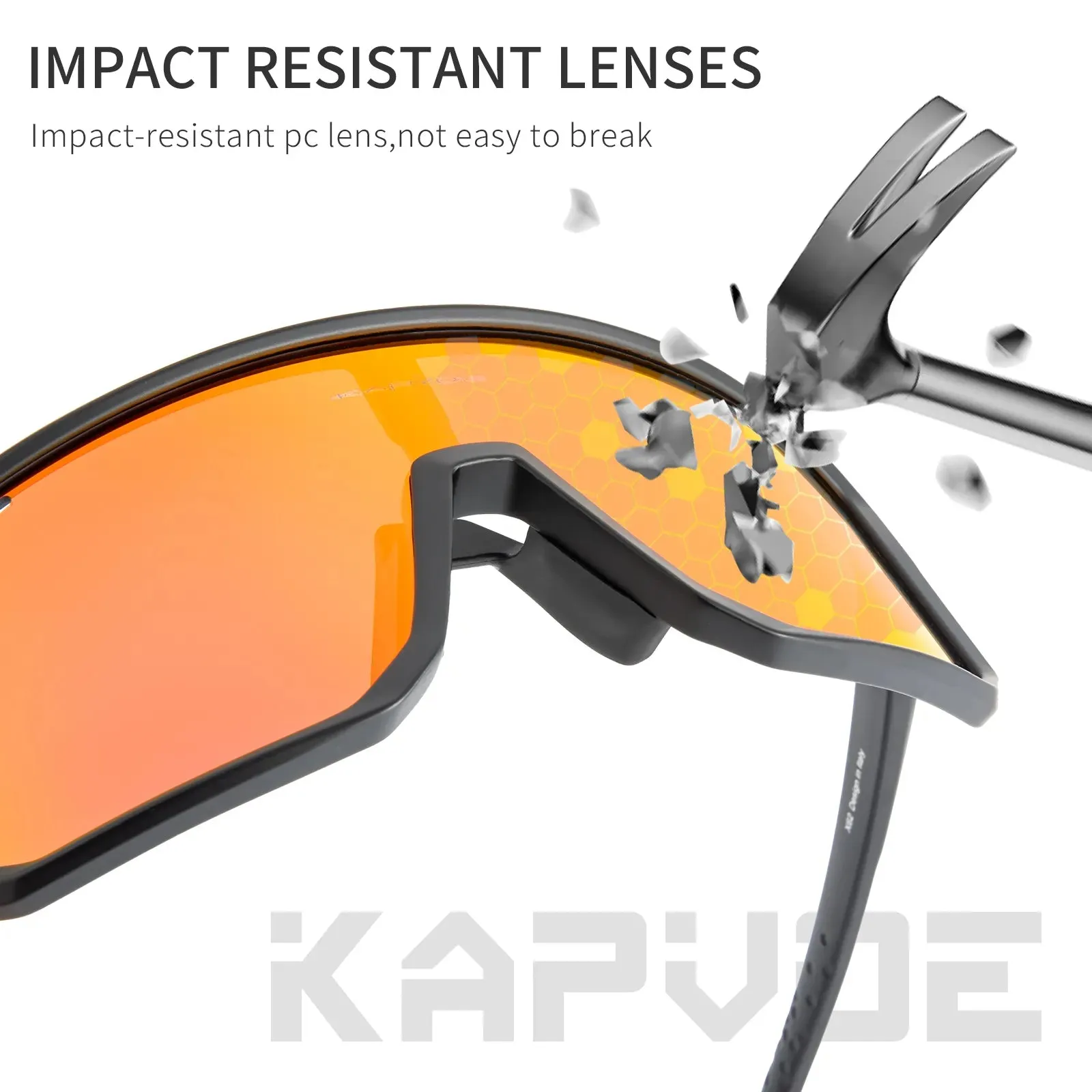 Kapvoe Photochromic Sunglasses MTB Bicycle Glasses UV400 Men Women Outdoor Sports Running Eyewear Road Cycling Bike Goggles