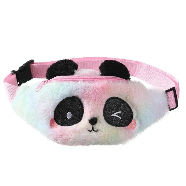 Kawaii Panda/Unicorn Plush Fanny Pack - Kawaii Bag