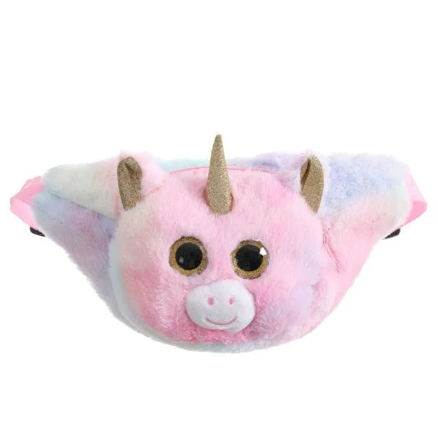 Kawaii Panda/Unicorn Plush Fanny Pack - Kawaii Bag