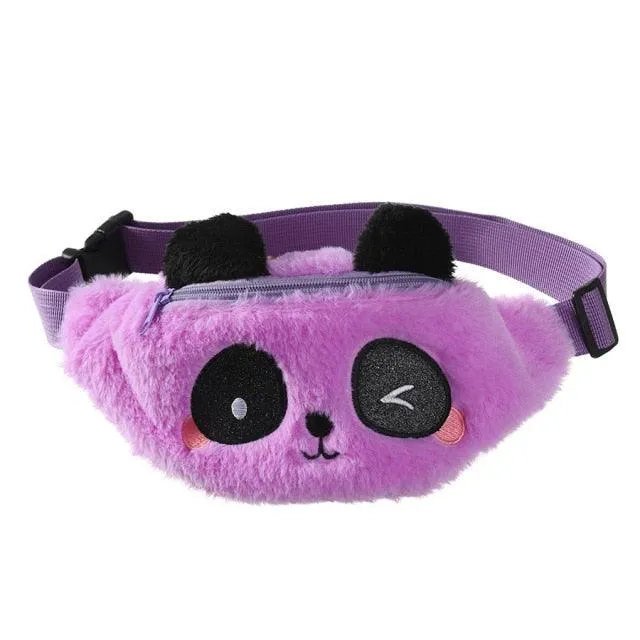 Kawaii Panda/Unicorn Plush Fanny Pack - Kawaii Bag