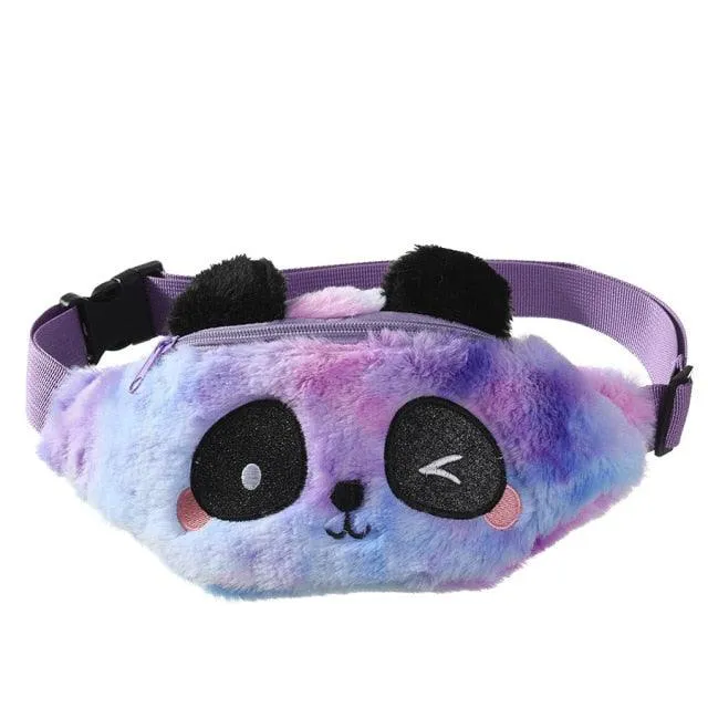 Kawaii Panda/Unicorn Plush Fanny Pack - Kawaii Bag