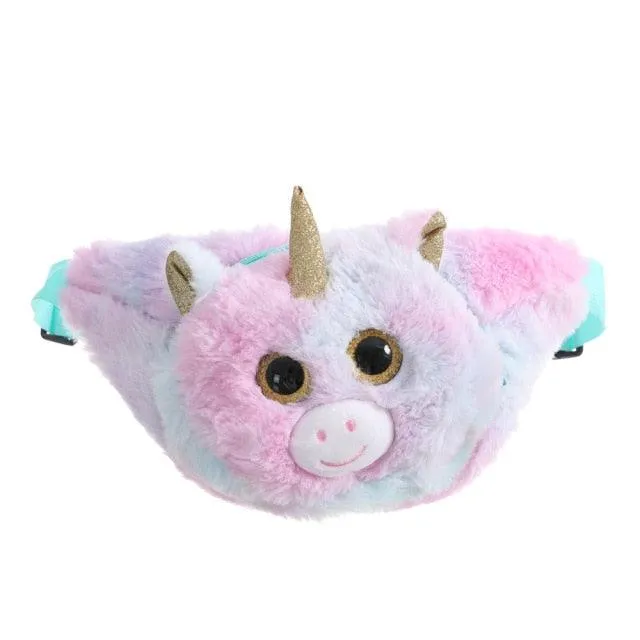 Kawaii Panda/Unicorn Plush Fanny Pack - Kawaii Bag