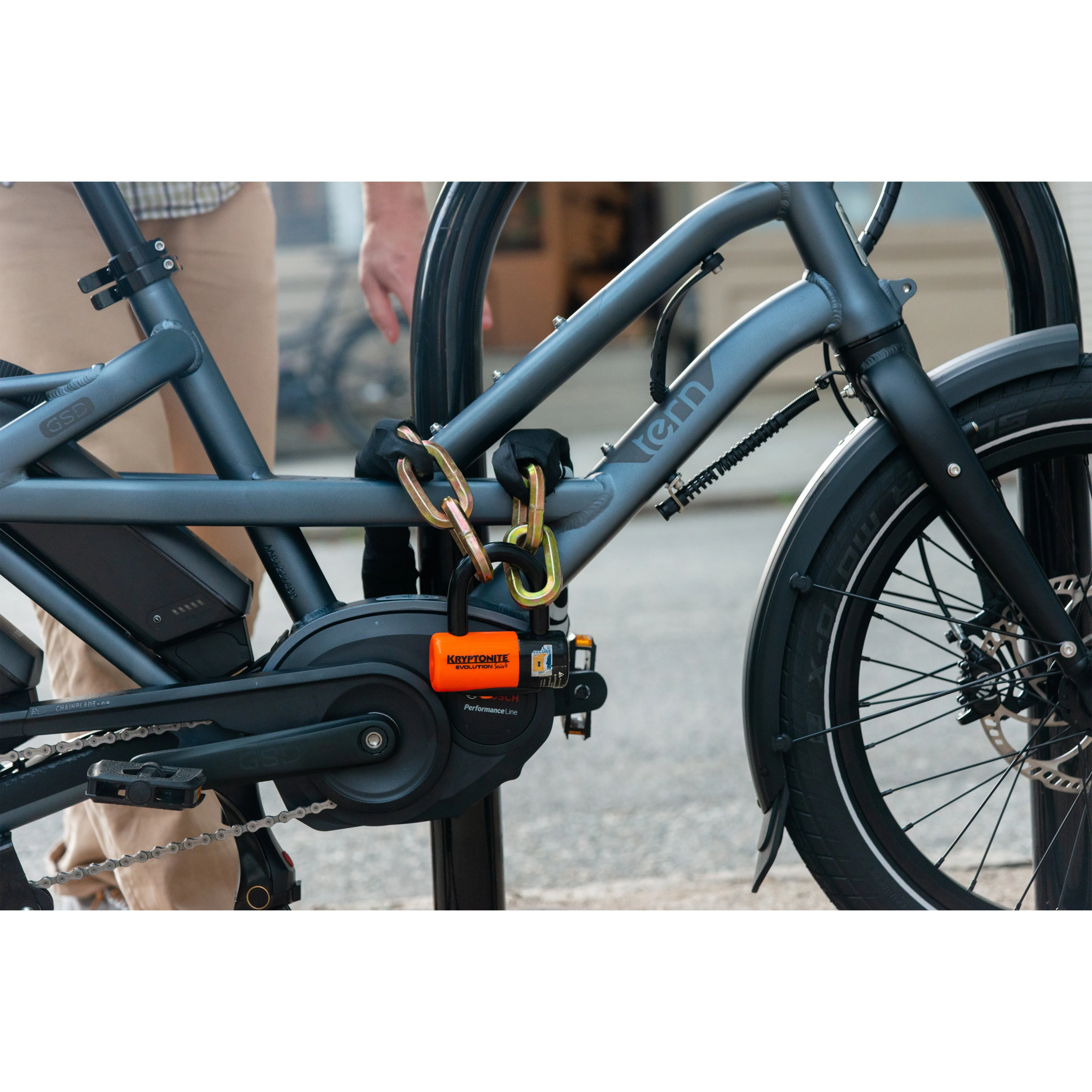 Kryptonite New York Chain 1210 Evolution series 4 Disc Lock  2.5' long Level 9/10 -Live4Bikes