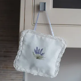 Lavender Cotton Square Hanger Sachet