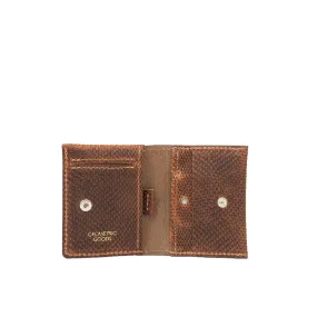 Leather AirTag Card Wallet - Minimalist 5.0 (Snake Print)