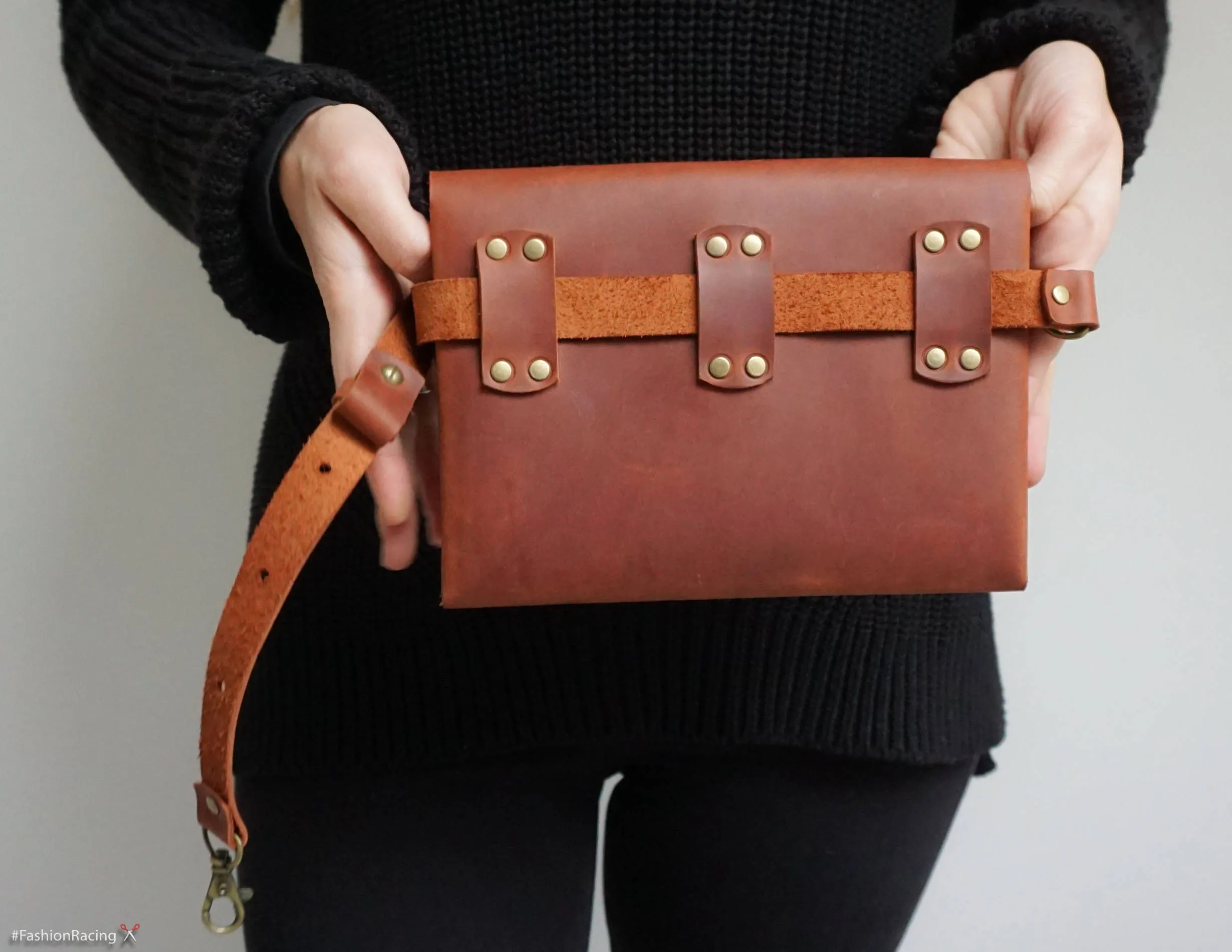 Leather Belt Bag for Women | Minimalist Fanny Pack, Waist bag