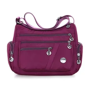 Lightweight Multiple Pockets Crossbody Shoulder Bag