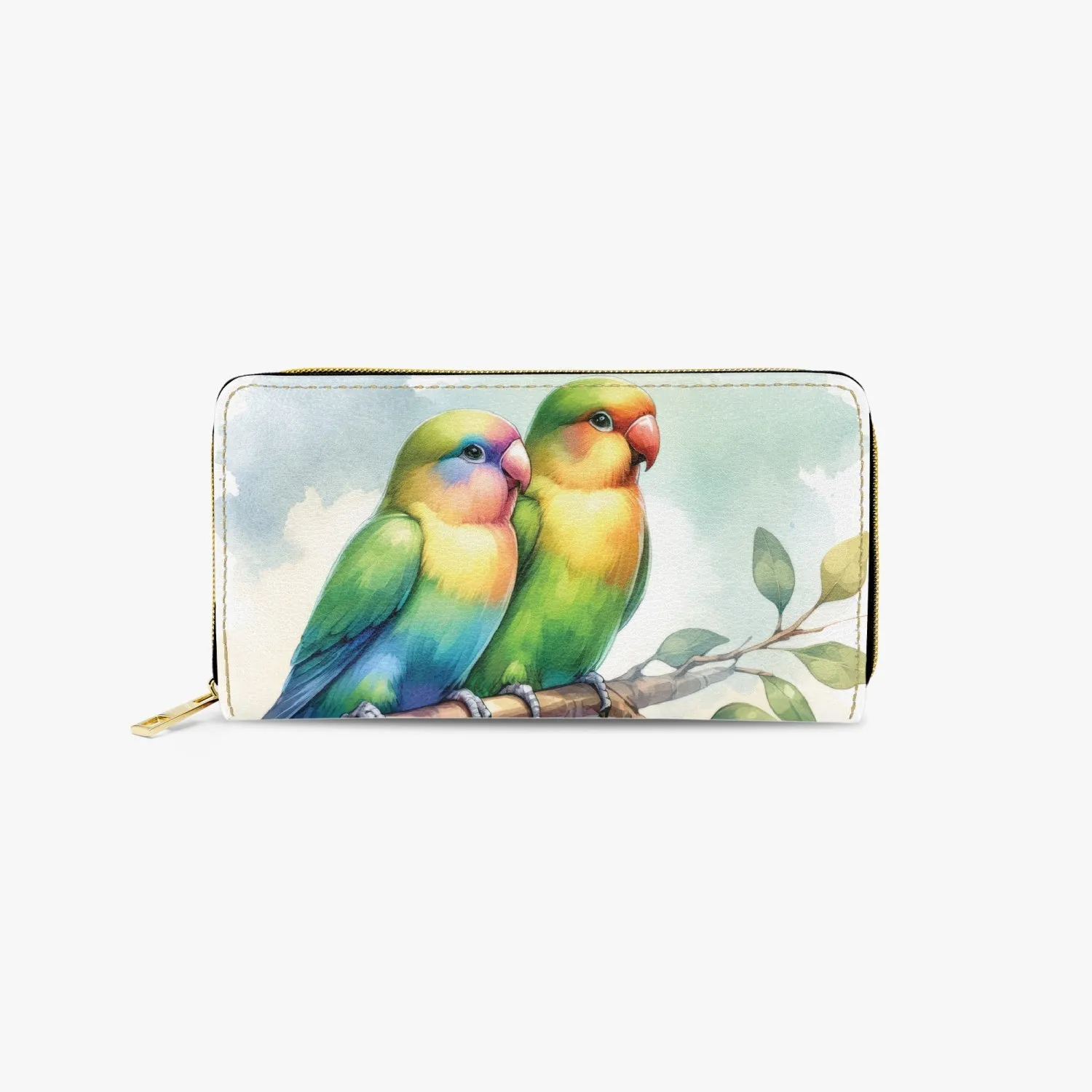 Long Type Zipper Purse, Birds, awd-644