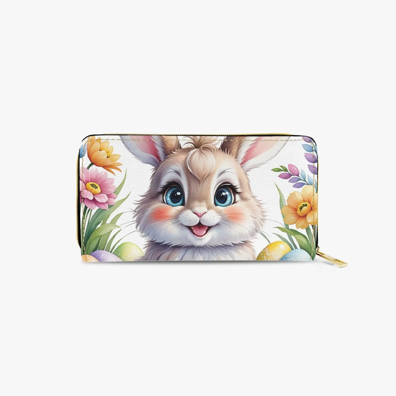 Long Type Zipper Purse, Rabbit, awd-654