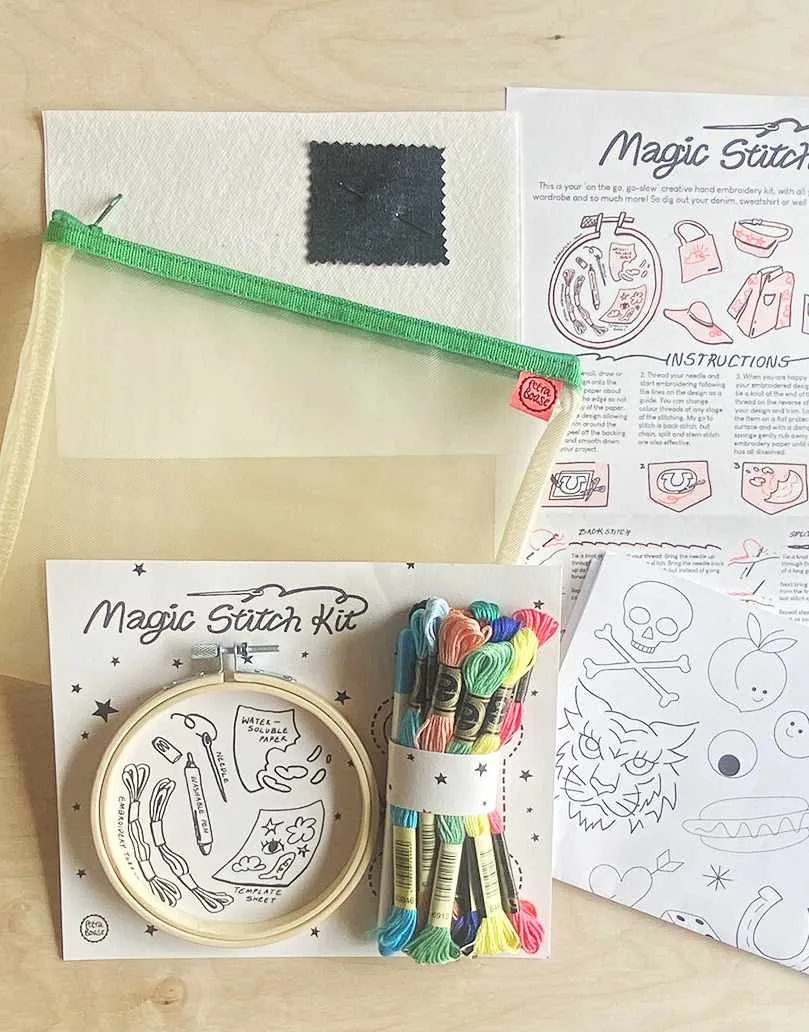 Magic Stitch Embroidery Kit