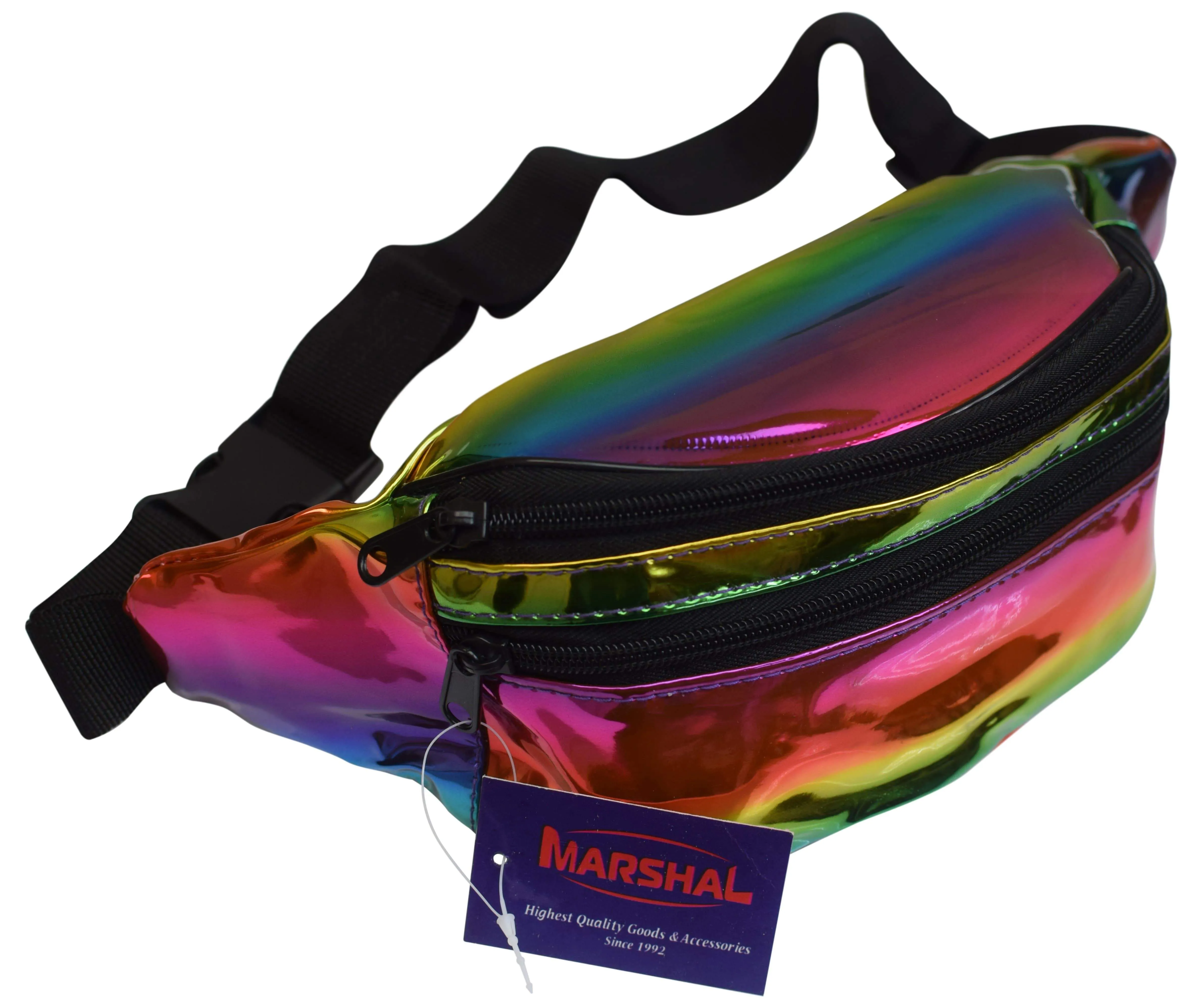 Marshal Holographic Rave Fanny Pack - Packs for festival women, men | Cute Fashion Waist Bag Belt Bags