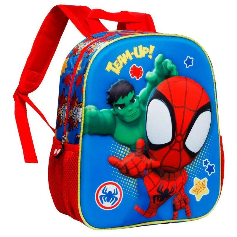 Marvel Spiderman & His Amazing Friends Team 3D Backpack 31cm