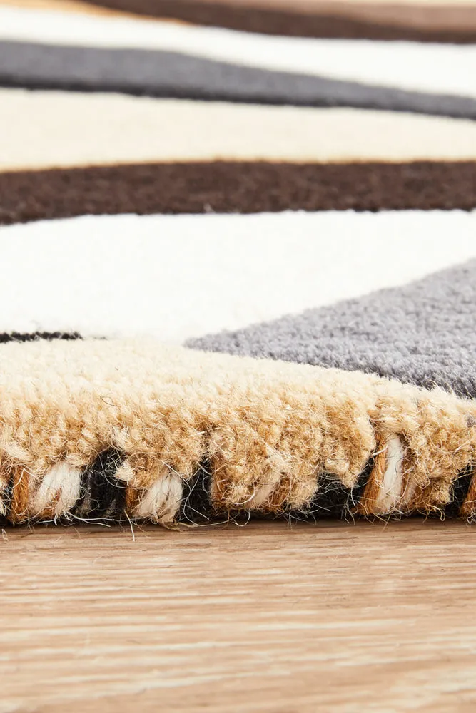 Matrix Pure Wool 903 Fossil Runner Rug