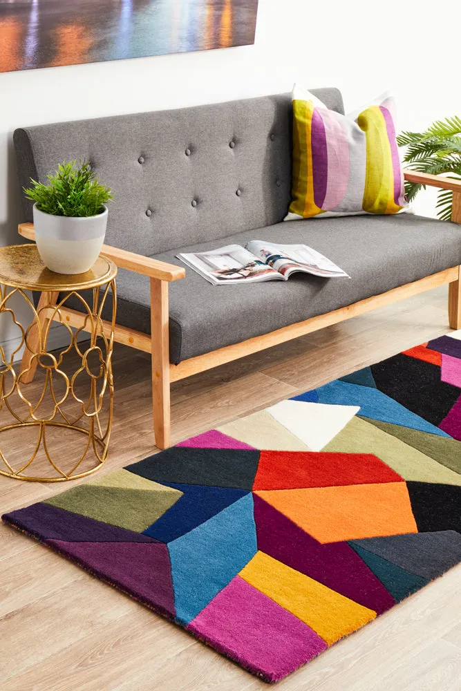 Matrix Pure Wool 906 Crayon Runner Rug