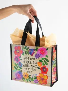 Medium Happy Bag, Set of 3 - You Make The World Better