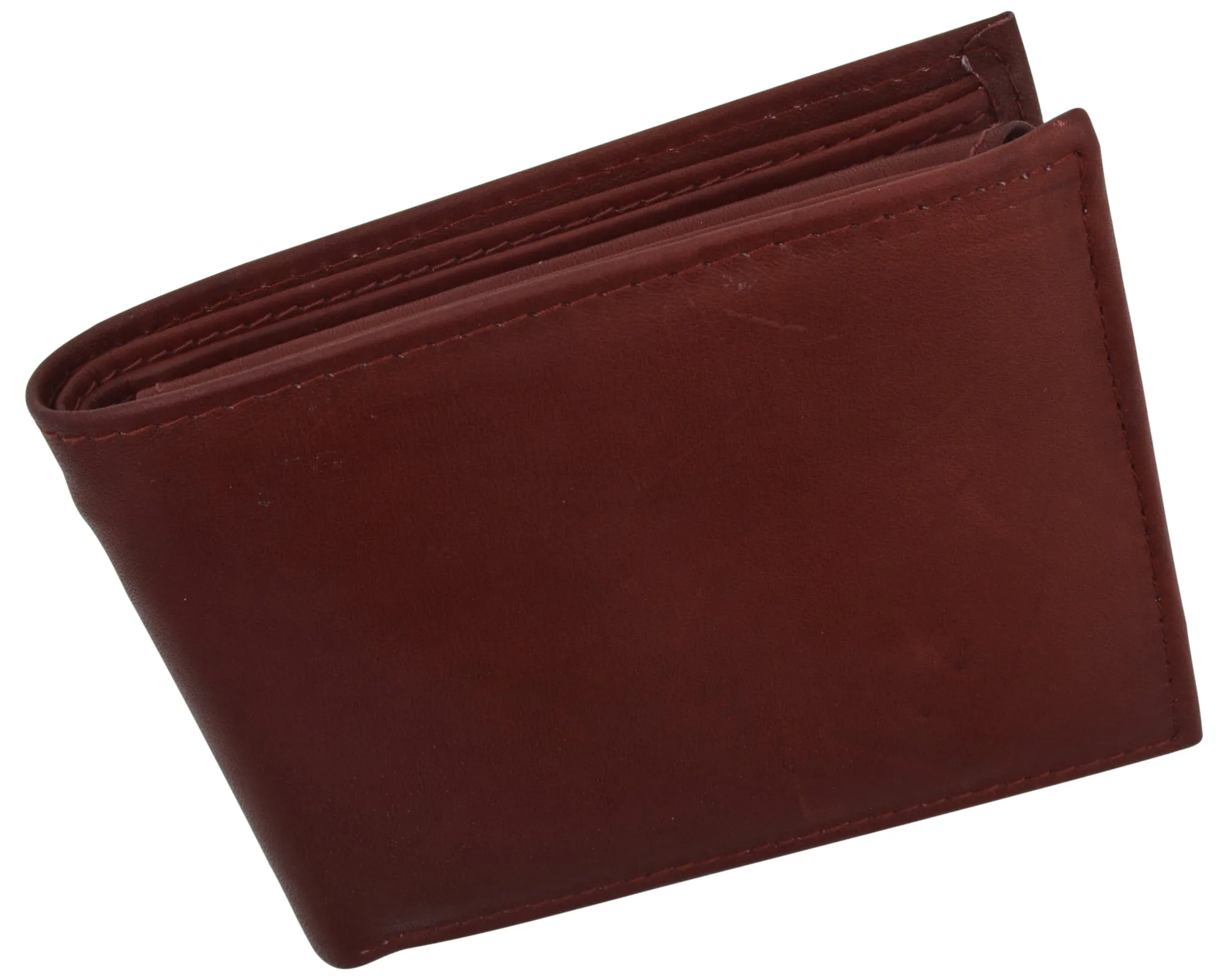 Men's Leather Bifold ID Card Holder Purse Wallet Billfold Handbag Slim Clutch