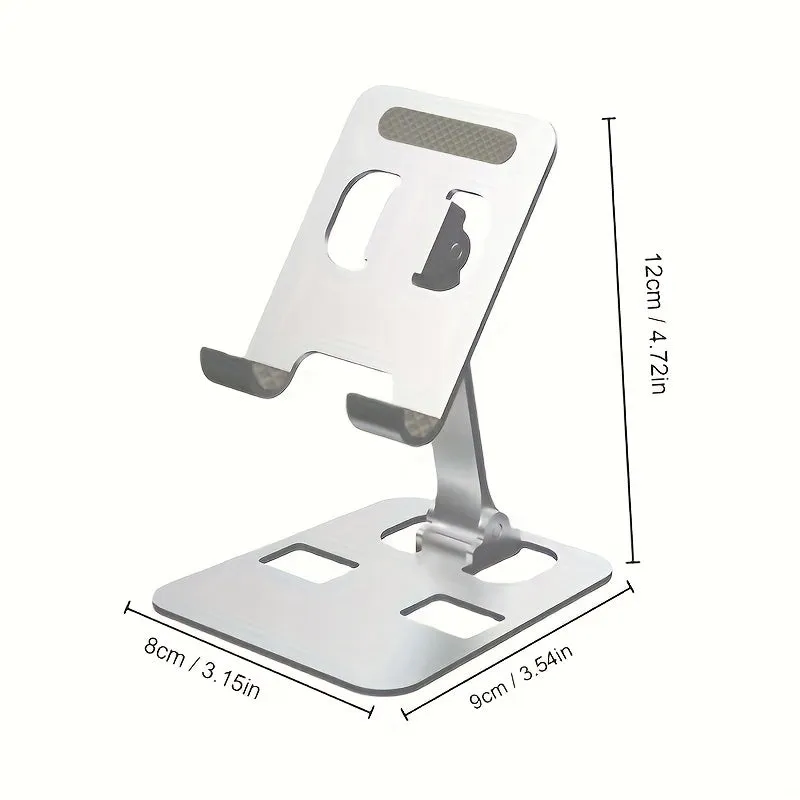 Metal Foldable Mobile Phone Holder Desktop-Tablet Multi Angle Adjustable